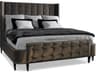 Central Park Brown Maple Wood Upholstered Urban Park Panel Bed