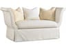 Custom Elements Upholstery Cherry Accent Bench Settee