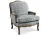Custom Elements Upholstery Fabric Accent Chair