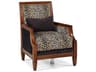 Custom Elements Upholstery Fabric Accent Chair