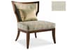 Custom Elements Upholstery Beige Fabric Accent Chair