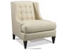 Custom Elements Upholstery Beige Fabric Accent Chair
