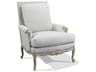 Custom Elements Upholstery Fabric Accent Chair