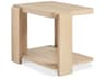 Revival Rectangular Wood Barton Right Side End Table