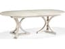 Journey The World Oval Wood Sandstone Dining Table