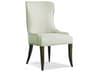 A La Carte Maple Wood Upholstered Arm Dining Chair