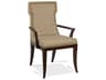 A La Carte Maple Wood Beige Kistler Klismos Arm Dining Chair