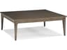 Edgedale Square Wood Black Nickel Coffee Table