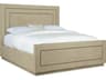 Cascade Terrain Champagne Beige Oak Wood California King Panel Bed