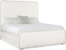 Serenity Ashore Arctic White Upholstered California King Panel Bed
