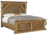 Big Sky Vintage Natural Brown Wood King Panel Bed