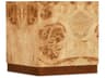 Auberon Square Wood Light Natural Burl Coffee Table