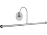 Slim-line 1-Light Chrome LED Picture Light