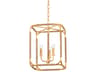 Laurenceston 3-Light Gold Leaf Lantern Pendant