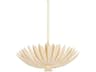 Whitfield 4-Light Cream Plaster Off White Traditional Bowl Pendant