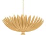 Whitfield 12-Light Vintage Gold Leaf Traditional Bowl Pendant