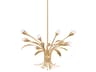 Bilston 9-Light Vintage Gold Leaf Chandelier