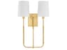 Glenmont 2-Light Aged Brass Wall Sconce