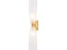 Ravenswood 2-Light Vintage Gold Leaf Wall Sconce