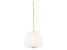 Scranton 1-Light Aged Brass Pendant