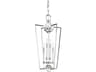 Waterloo 4-Light Polished Nickel Crystal Lantern Pendant