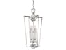 Waterloo 8-Light Polished Nickel Crystal Lantern Pendant