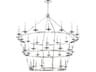 Allendale 36-Light Polished Nickel LED Candelabra Round Tiered Chandelier