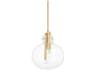 Hempstead Pendant Light in Aged Brass
