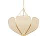 Bayville 6-Light Vintage Gold Leaf Pendant