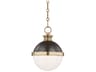 Latham 1-Light Aged Antique Distressed Bronze Globe Mini Pendant