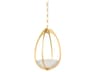 Lloyd 1-Light Aged Brass LED Pendant