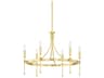 Gates 6-Light Aged Brass Candelabra Chandelier
