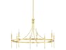 Gates 8-Light Aged Brass Candelabra Chandelier