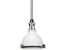 Massena 1-Light White polished Nickel Combo Bowl Mini Pendant