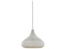 Hampstead 1-Light Aged Brass Gray Pendant
