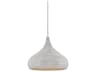 Hampstead 1-Light Aged Brass Gray Pendant