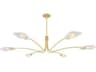 Tenafly 6-Light Aged Brass Chandelier