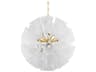 Capri 33-Light Aged Brass Glass Sputnik Pendant