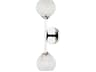 Melton 2-Light Polished Nickel Wall Sconce