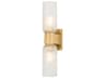 Irondale 2-Light Aged Brass Wall Sconce