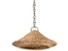 Baychester 1-Light Bronze Leaf Brown Pendant