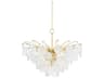 Darcia 15-Light Aged Brass Chandelier