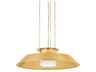 Woodrow 1-Light Aged Brass Bowl Pendant