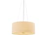 Ashland 4-Light Aged Brass Round Pendant