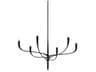 Labra Chandelier Aged Iron Six-Light Fixture