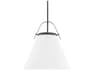Aldridge 1-Light Old Bronze Off White Pendant