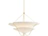 Gerhard 9-Light Aged Brass Pendant