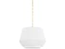 Debi 1-Light Aged Brass Pendant