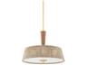 George 3-Light Aged Brass Pendant