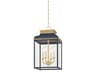 Houghton 4-Light Aged Brass Distressed Bronze Pendant